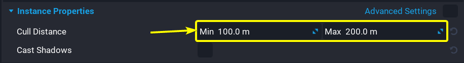 Cull Distance Property