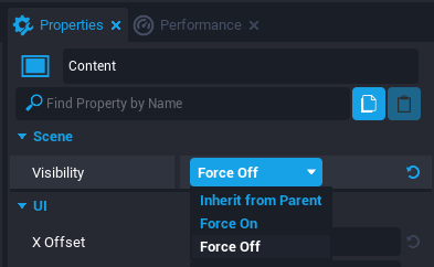 Toggle On Binding Visibility